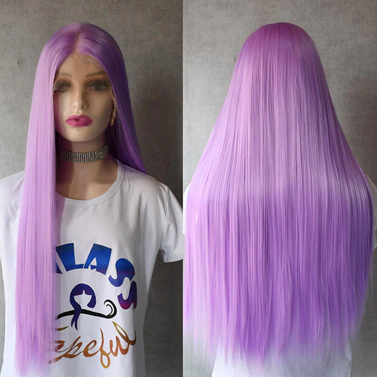 Lavender Purple wig color sample