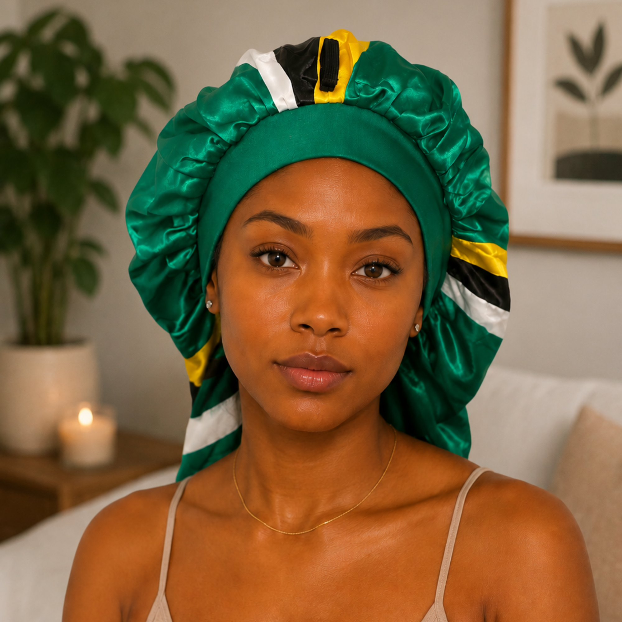 Dominica Flag Bonnet