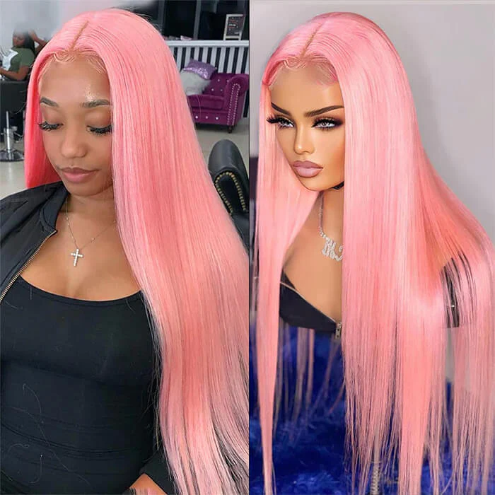 Pink wig color sample