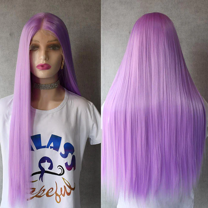 Lavender Purple wig color sample