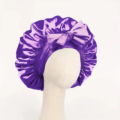 Satin Bonnet with Adjustable Tie Band