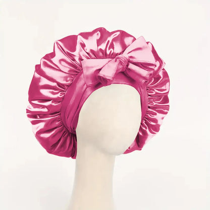 Satin Bonnet with Adjustable Tie Band