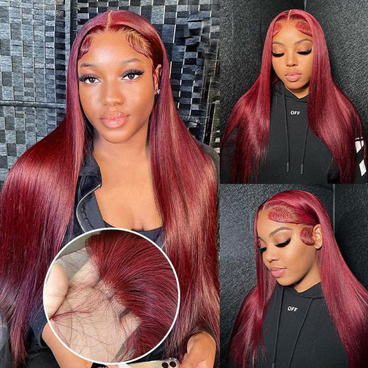 99J Burgundy wig color sample
